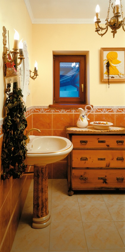 Łazienka w stylu rustykalnym